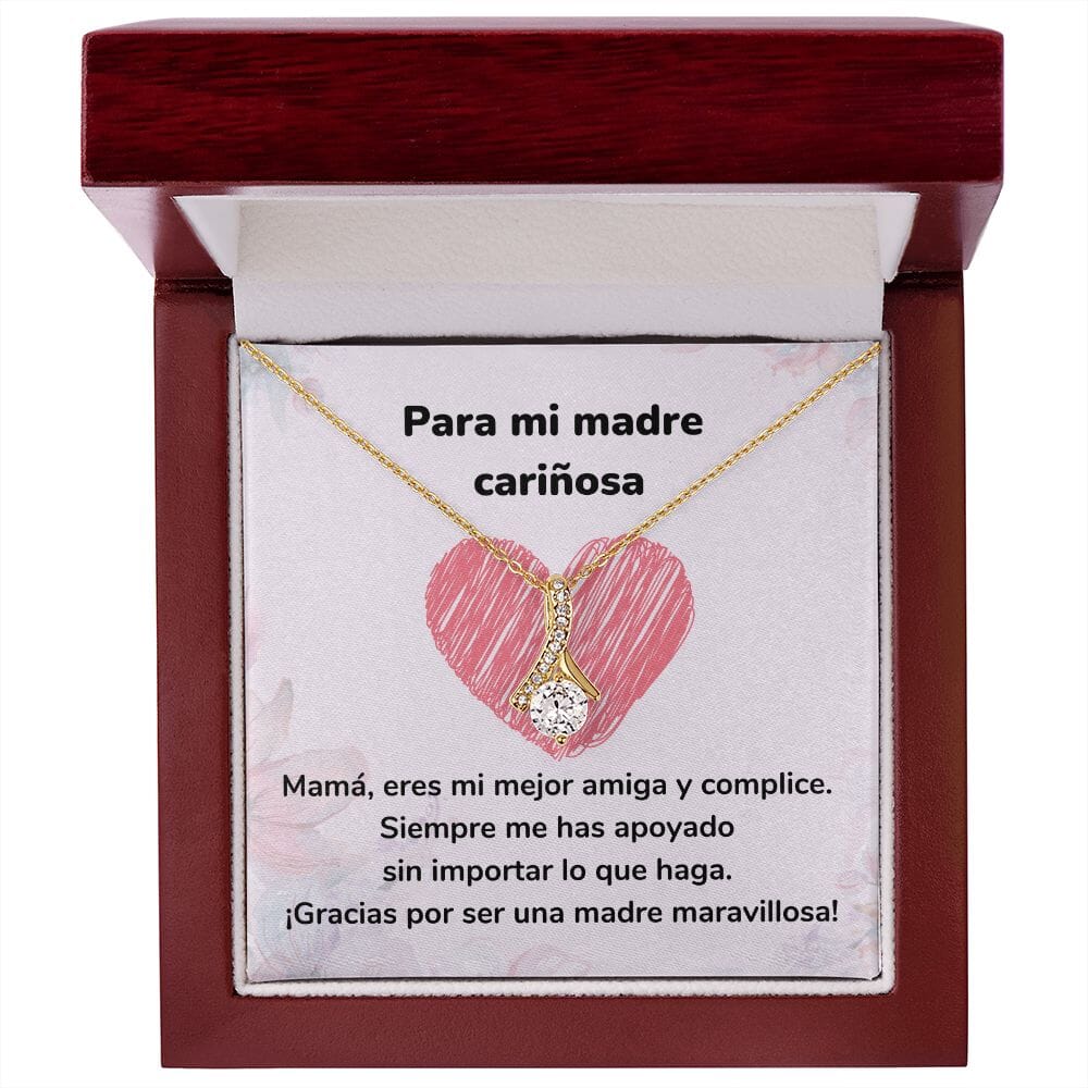 Para mi madre cariñosa - Collar Alluring Beauty - Día de las Madres Jewelry ShineOn Fulfillment <p>Acabado en Oro Amarillo de 18 quilates.</p> Luxury Box 