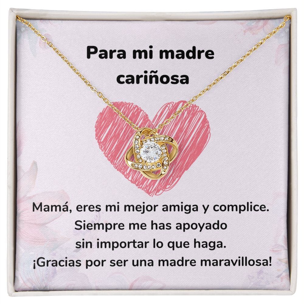 Para mi madre cariñosa - Collar Love Knot - Nudo de amor Jewelry ShineOn Fulfillment <p>Acabado en Oro Amarillo de 18 quilates.</p> Standard Box 