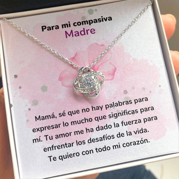 Para mi Madre Compasiva - Collar Nudo de Amor - Regalo Para Mamá - Jewelry ShineOn Fulfillment 