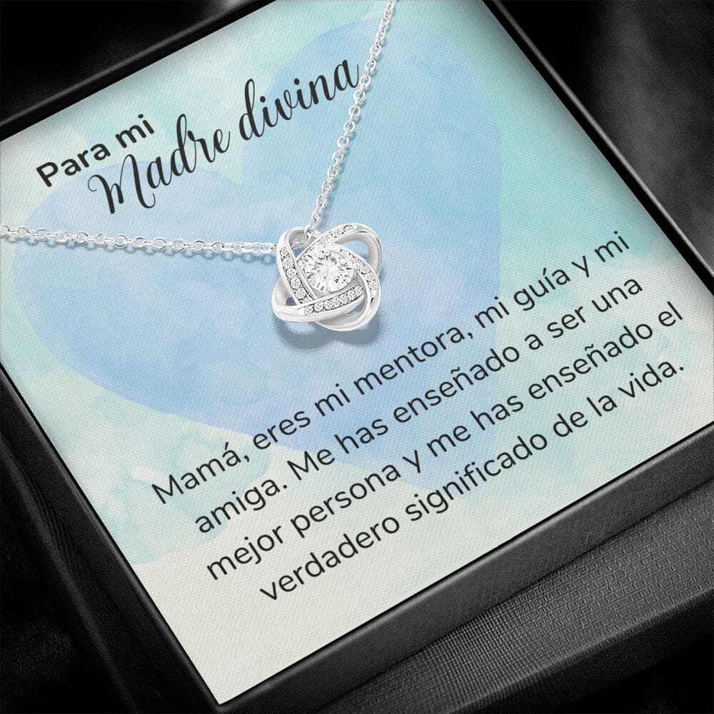 Para mi Madre Divina -Collar Nudo de Amor - Regalo Para Mamá - Jewelry ShineOn Fulfillment 