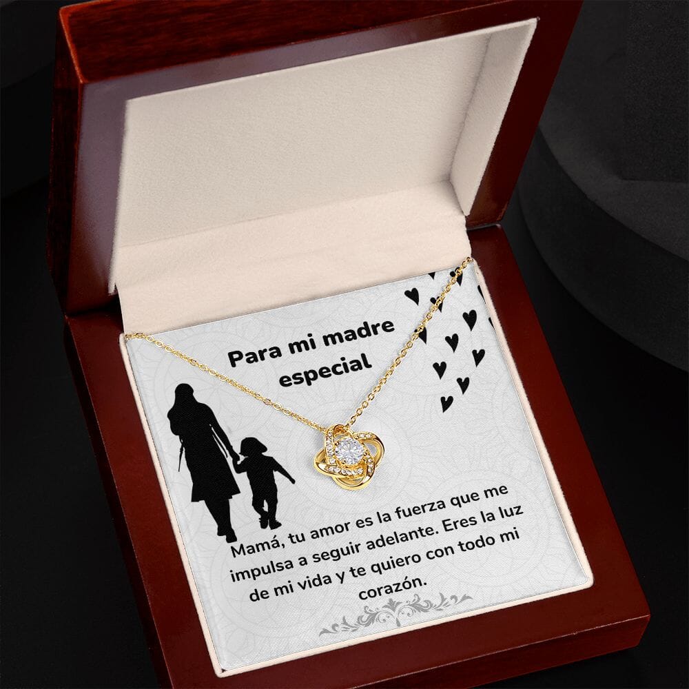 Para mi madre especial - Collar Love KNot - nudo de amor Jewelry ShineOn Fulfillment 