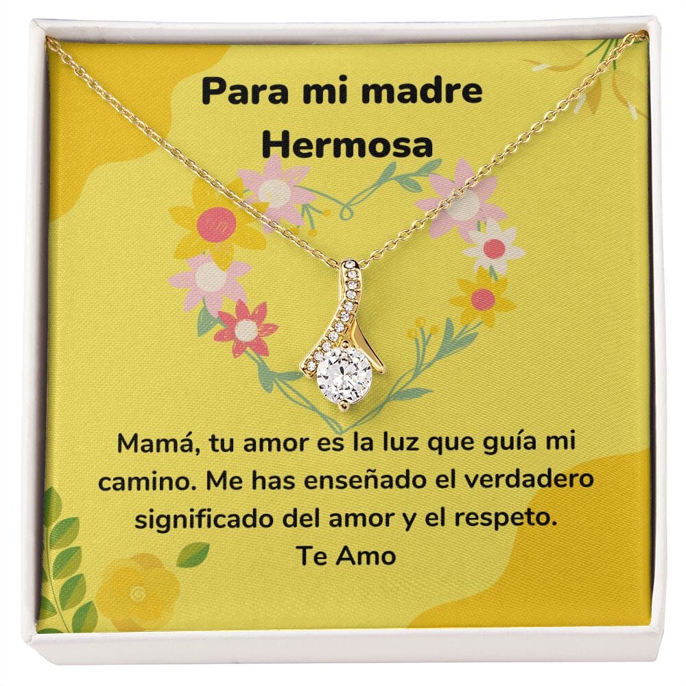 Para mi madre Hermosa - Collar Alluring Beauty - Día de las Madres Jewelry ShineOn Fulfillment <p>Acabado en Oro Amarillo de 18 quilates.</p> Standard Box 