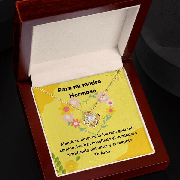 Para mi madre Hermosa - Collar Love Knot - Nudo de amor Jewelry ShineOn Fulfillment 