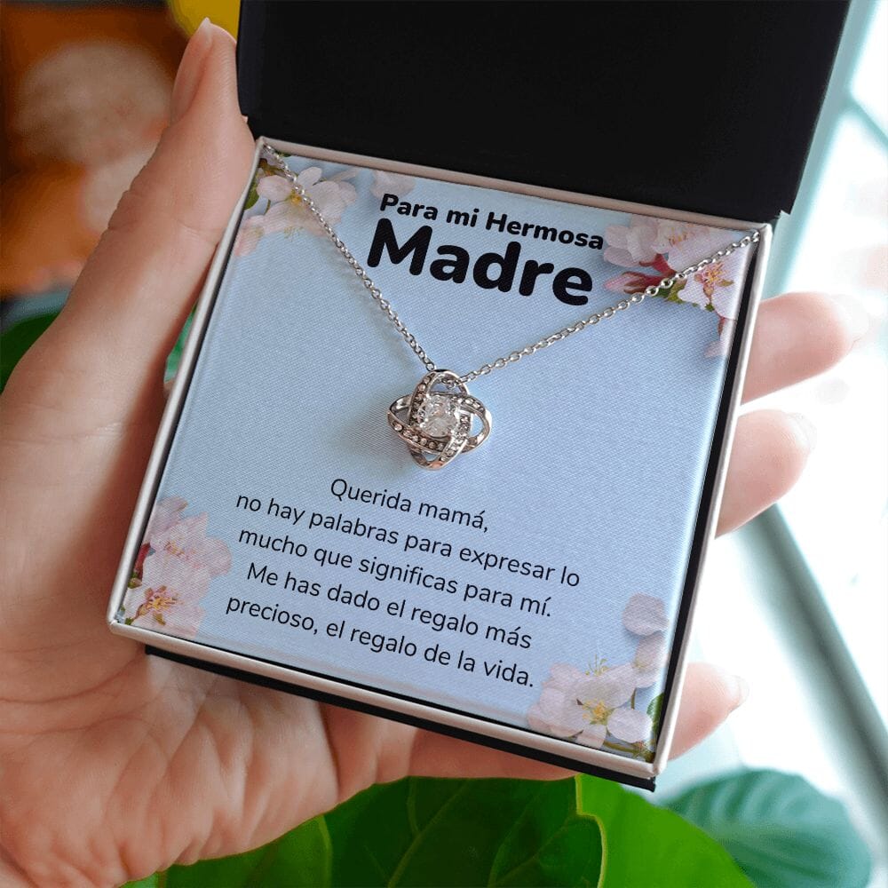 Para mi Madre Hermosa - Collar Para Mamá Nudo de Amor (LoveKnot) Jewelry/LoveKnot 