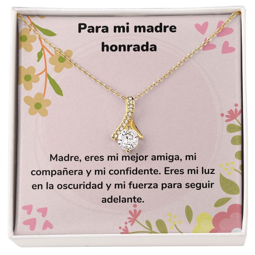 Para mi madre honrada- Collar Alluring Beauty - Día de las Madres Jewelry ShineOn Fulfillment <p>Acabado en Oro Amarillo de 18 quilates.</p> Standard Box 