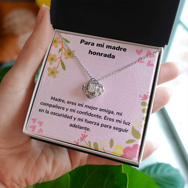 Para mi madre honrada - Collar Love Knot - Nudo de amor Jewelry/LoveKnot 