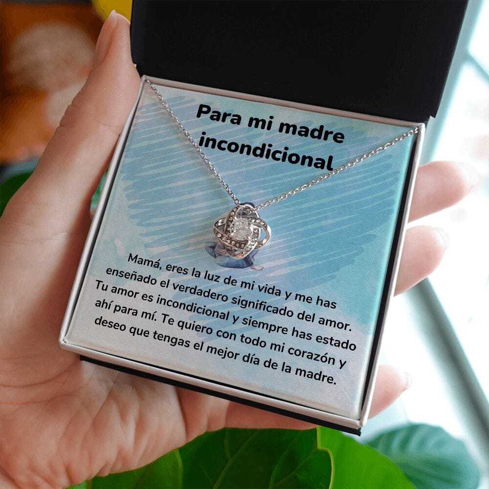 Para mi madre incondicional - Collar para Mamá (Nudo de Amor) Love Knot Jewelry/LoveKnot 