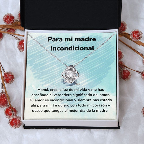 Para mi madre incondicional - Collar para Mamá (Nudo de Amor) Love Knot Jewelry/LoveKnot 