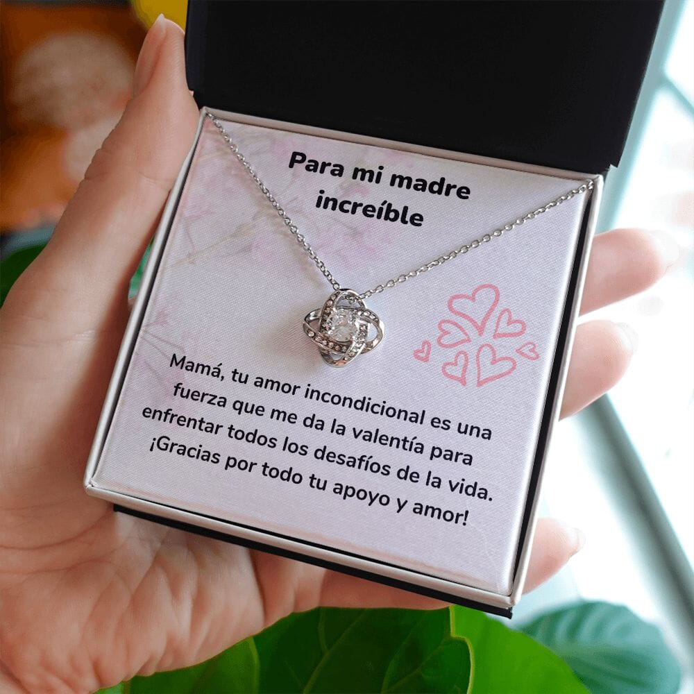 Para mi madre increíble - Collar Love Knot - Nudo de amor Jewelry/LoveKnot 