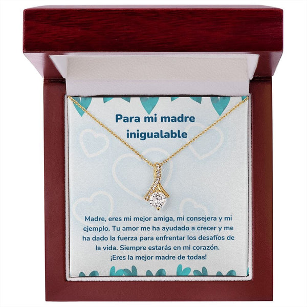 Para mi madre inigualable - Collar Alluring Beauty - Día de las Madres Jewelry ShineOn Fulfillment <p>Acabado en Oro Amarillo de 18 quilates.</p> Luxury Box 