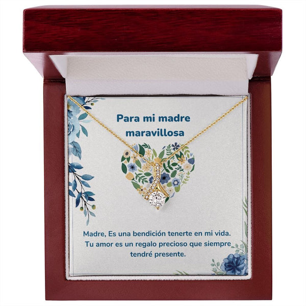 Para mi madre maravillosa - Collar Alluring Beauty - Día de las Madres Jewelry ShineOn Fulfillment <p>Acabado en Oro Amarillo de 18 quilates.</p> Luxury Box 