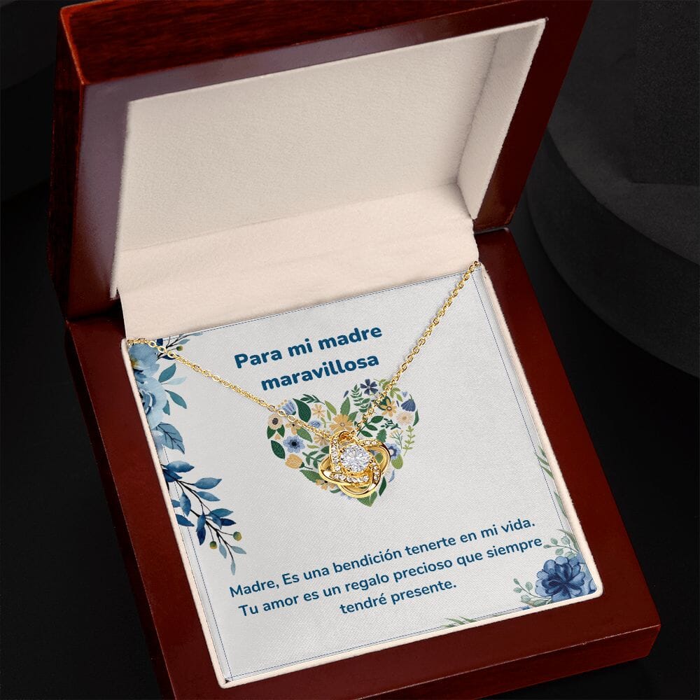 Para mi madre maravillosa - Collar Love Knot - Nudo de amor Jewelry/LoveKnot 