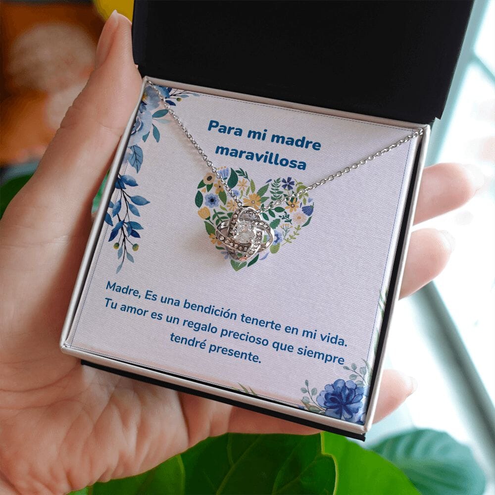 Para mi madre maravillosa - Collar Love Knot - Nudo de amor Jewelry/LoveKnot 