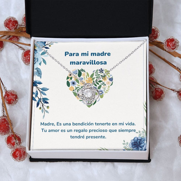 Para mi madre maravillosa - Collar Love Knot - Nudo de amor Jewelry/LoveKnot 