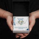 Para mi madre maravillosa -Collar Personalizado Con Nombre Corazón - Mamá Jewelry/NameNecklaceHeart Acero inoxidable pulido Standard Box 