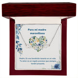 Para mi madre maravillosa -Collar Personalizado Con Nombre Corazón - Mamá Jewelry/NameNecklaceHeart 