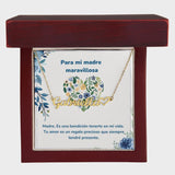 Para mi madre maravillosa -Collar Personalizado Con Nombre Corazón - Mamá Jewelry/NameNecklaceHeart 