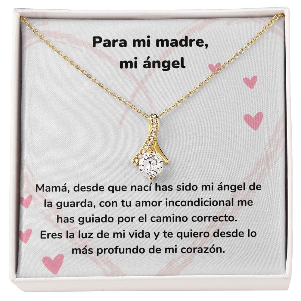 Para mi madre, mi ángel - Collar Alluring Beauty - Día de las Madres Jewelry ShineOn Fulfillment <p>Acabado en Oro Amarillo de 18 quilates.</p> Standard Box 