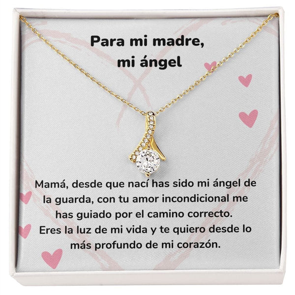 Para mi madre, mi ángel - Collar Alluring Beauty - Día de las Madres Jewelry ShineOn Fulfillment <p>Acabado en Oro Amarillo de 18 quilates.</p> Standard Box 