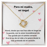 Para mi madre, mi ángel - Collar Love KNot - nudo de amor Jewelry ShineOn Fulfillment <p>Acabado en Oro Amarillo de 18 quilates.</p> Standard Box 