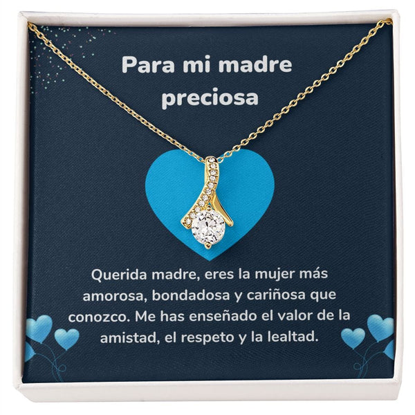 Para mi madre preciosa - Collar Alluring Beauty - Día de las Madres Jewelry ShineOn Fulfillment <p>Acabado en Oro Amarillo de 18 quilates.</p> Standard Box 