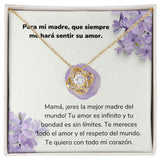 Para mi madre, que siempre me hará sentir su amor. -Collar Love Knot Nudo de amor - Para Mamá Jewelry ShineOn Fulfillment <p>Acabado en Oro Amarillo de 18 quilates.</p> Standard Box 