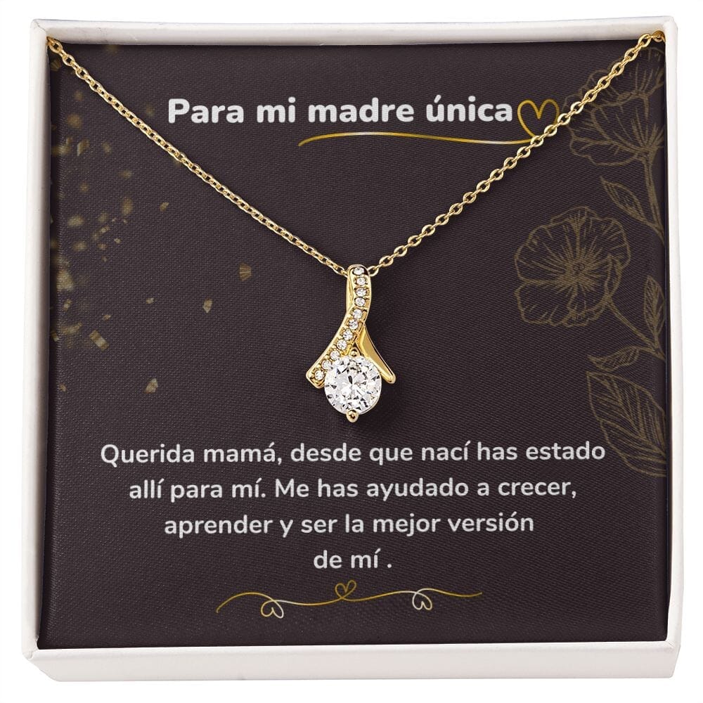 Para mi madre única - Collar Alluring Beauty - Día de las Madres Jewelry ShineOn Fulfillment <p>Acabado en Oro Amarillo de 18 quilates.</p> Standard Box 