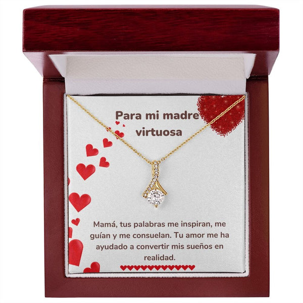 Para mi madre virtuosa - Collar Alluring Beauty - Día de las Madres Jewelry ShineOn Fulfillment <p>Acabado en Oro Amarillo de 18 quilates.</p> Luxury Box 