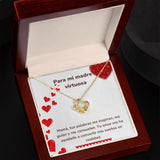 Para mi madre virtuosa - Collar Love Knot - Nudo de amor Jewelry ShineOn Fulfillment 