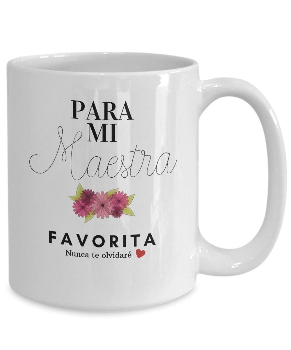 Para Mi Maestra Favorita Coffee Mug Regalos.Gifts 