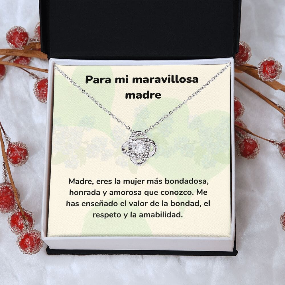 Para mi maravillosa madre - Collar Love KNot - nudo de amor Jewelry ShineOn Fulfillment 