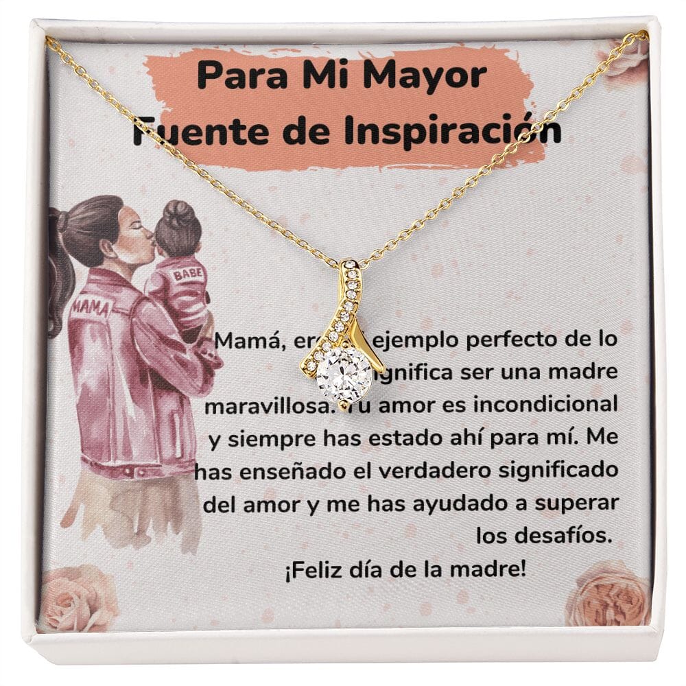 Para Mi Mayor Fuente de Inspiración Collar Belleza Seductora (Alluring Beauty) Para Mamá Jewelry ShineOn Fulfillment <p>Acabado en Oro Amarillo de 18 quilates</p> Standard Box 