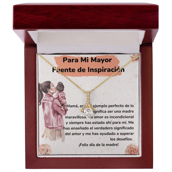 Para Mi Mayor Fuente de Inspiración Collar Belleza Seductora (Alluring Beauty) Para Mamá Jewelry ShineOn Fulfillment <p>Acabado en Oro Amarillo de 18 quilates</p> Luxury Box 