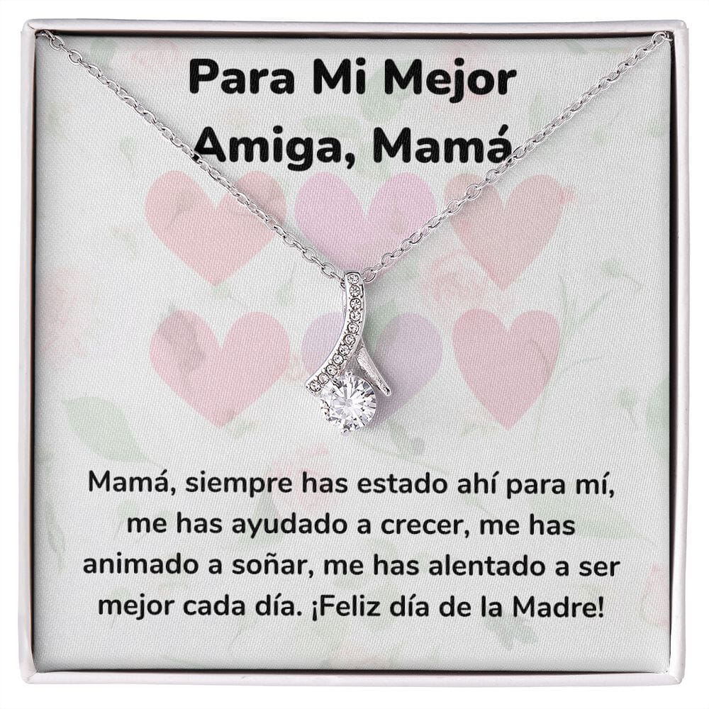 Para Mi Mejor Amiga, Mamá Collar Belleza Seductora (Alluring Beauty) Para Mamá Jewelry/AlluringBeauty Acabado en oro blanco de 14 k Standard Box 