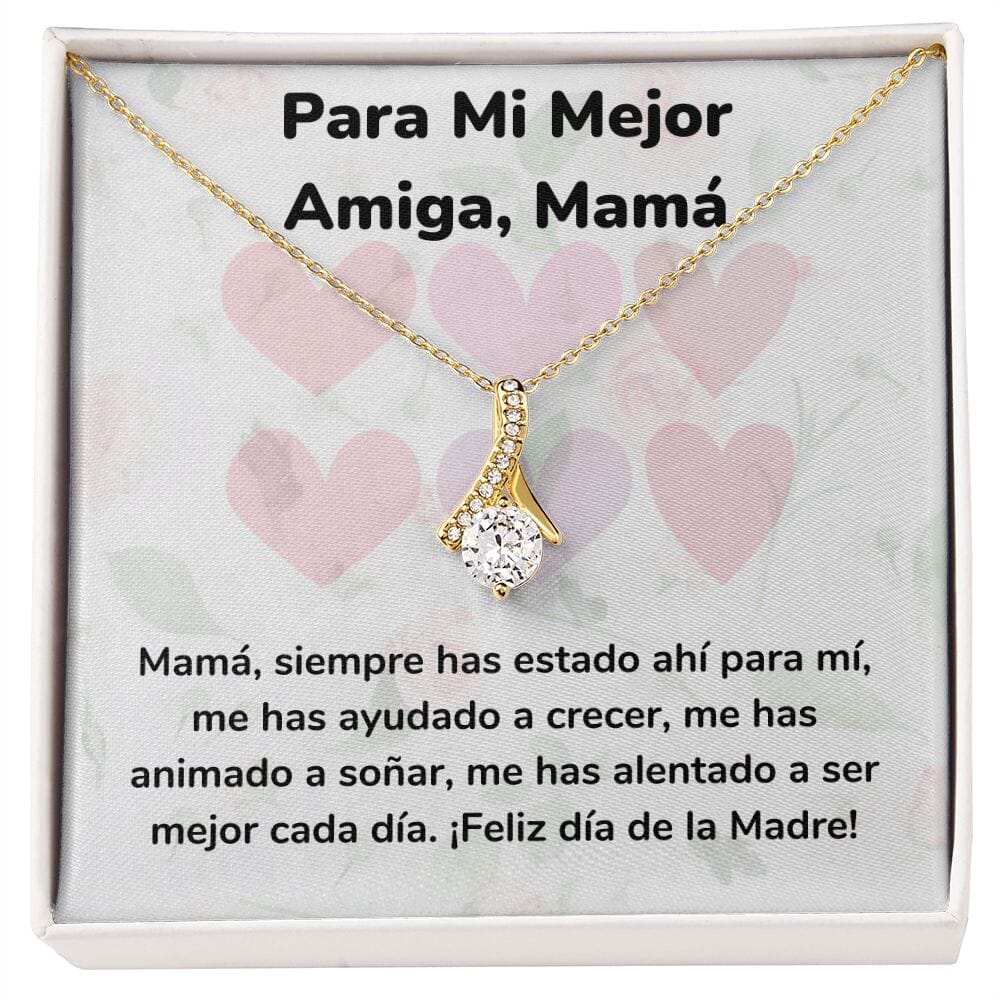 Para Mi Mejor Amiga, Mamá Collar Belleza Seductora (Alluring Beauty) Para Mamá Jewelry/AlluringBeauty Acabado en Oro Amarillo de 18 quilates Standard Box 