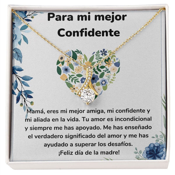 Para mi mejor Confidente Collar Belleza Seductora (Alluring Beauty) Para Mamá Jewelry ShineOn Fulfillment <p>Acabado en Oro Amarillo de 18 quilates</p> Standard Box 