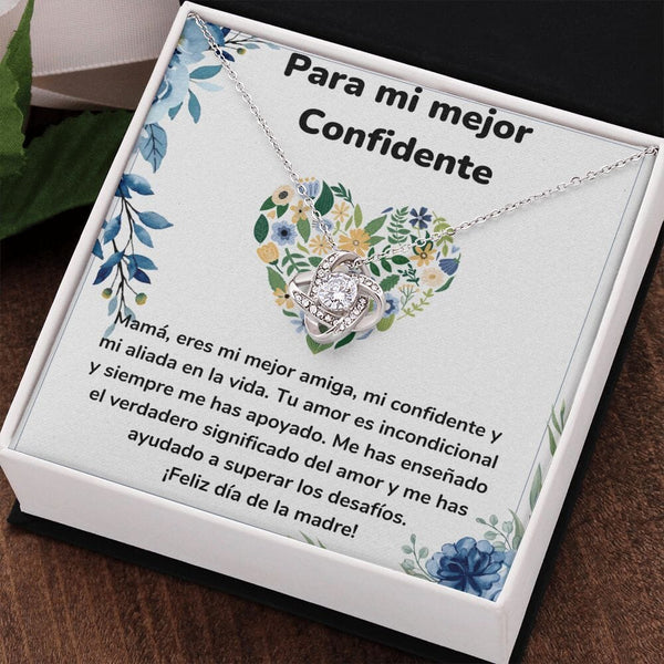 Para mi mejor Confidente - Collar para Mamá (Nudo de Amor) Love Knot Jewelry/LoveKnot 