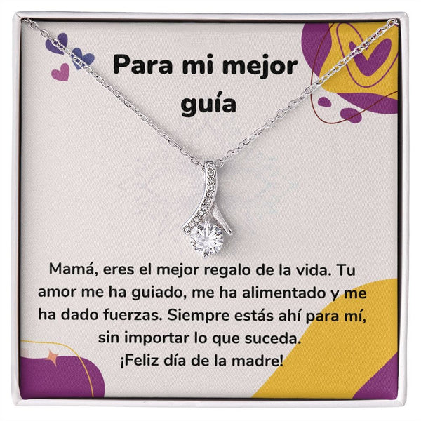 Para mi mejor guía Collar Belleza Seductora (Alluring Beauty) Para Mamá Jewelry/AlluringBeauty Acabado en oro blanco de 14 k Standard Box 