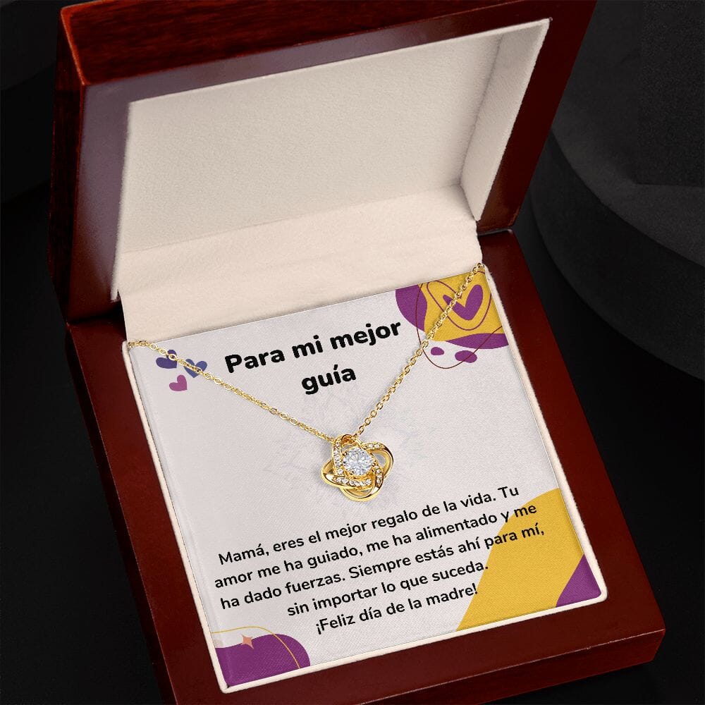 Para mi mejor guía - Collar para Mamá (Nudo de Amor) Love Knot Jewelry ShineOn Fulfillment 