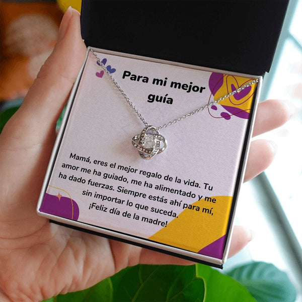 Para mi mejor guía - Collar para Mamá (Nudo de Amor) Love Knot Jewelry/LoveKnot 