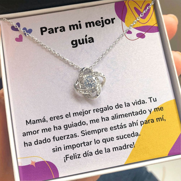 Para mi mejor guía - Collar para Mamá (Nudo de Amor) Love Knot Jewelry/LoveKnot 