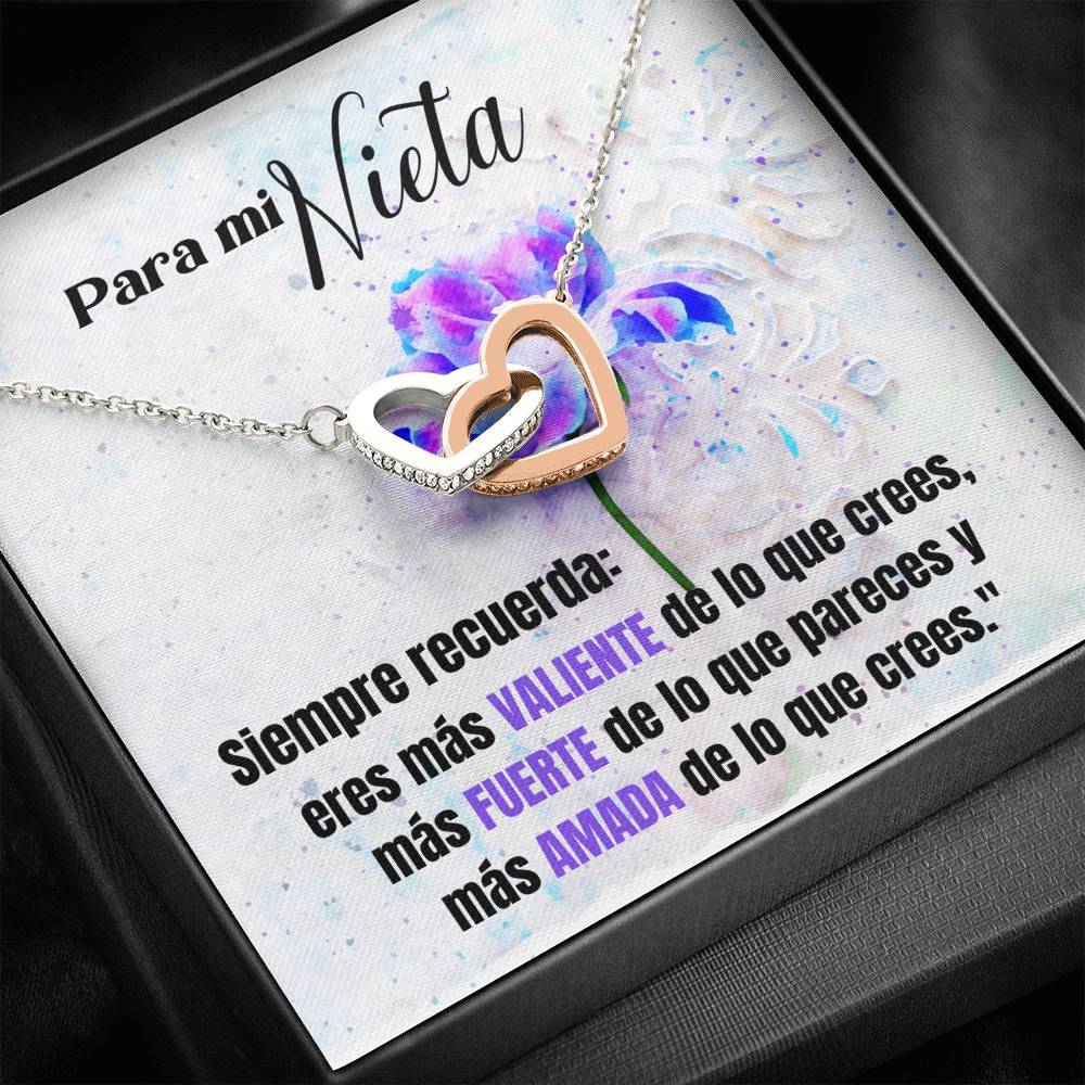 Para Mi Nieta - Collar Corazones Entrelazados Jewelry ShineOn Fulfillment 