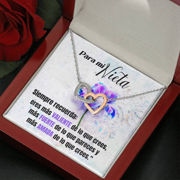 Para Mi Nieta - Collar Corazones Entrelazados Jewelry/InterlockingHearts 