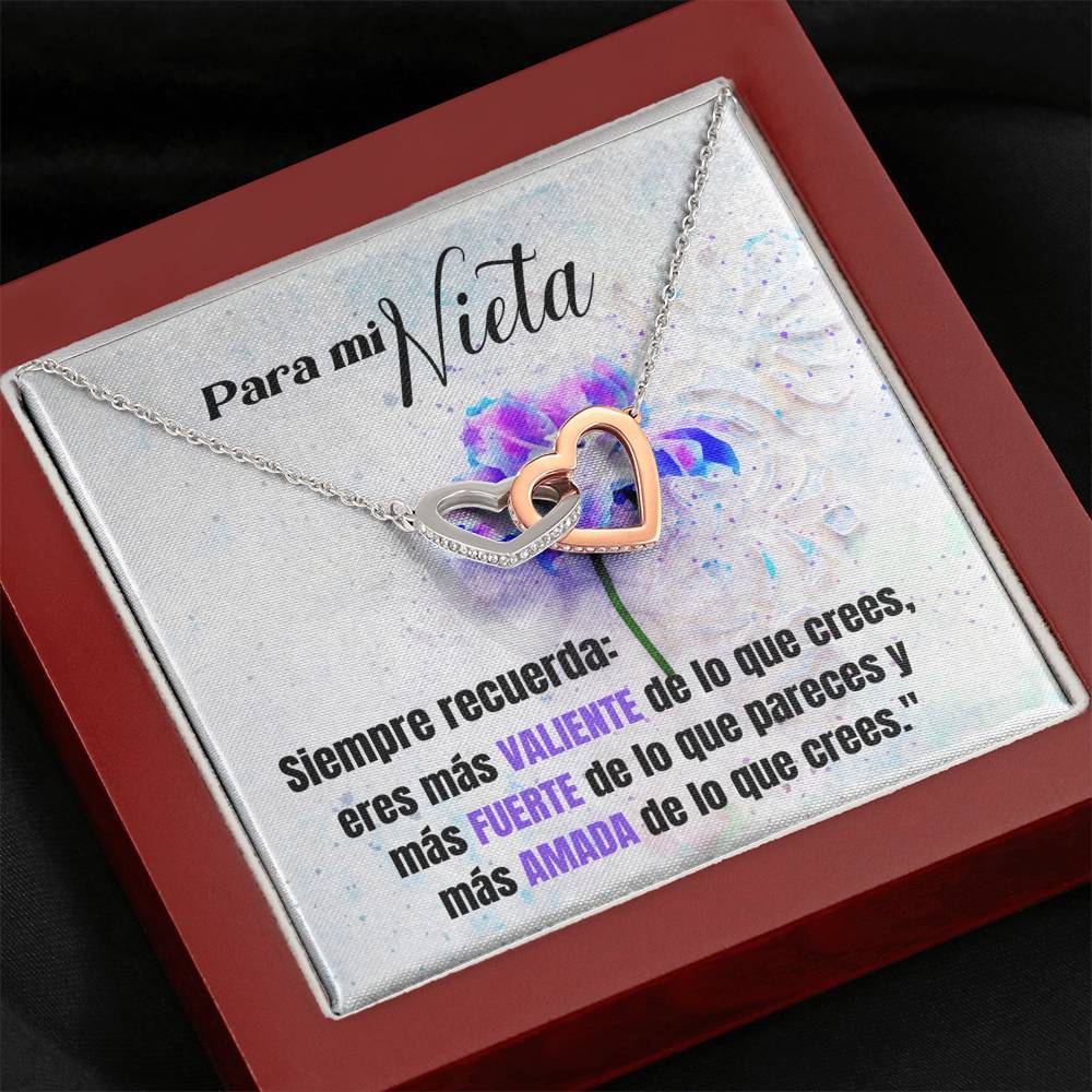Para Mi Nieta - Collar Corazones Entrelazados Jewelry/InterlockingHearts 