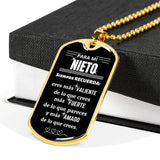 Para Mi Nieto - Collar Placa Militar Jewelry ShineOn Fulfillment 