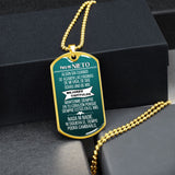 Para mi Nieto - Los Mejores Capítulos - Cadena militar Fondo verde Jewelry ShineOn Fulfillment 