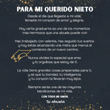 Para Mi Querido Nieto – Reloj de Graduación con Mensaje de Abuela | Un Regalo para Recordarte lo Orgullosa que Estoy de Ti Jewelry/Watch 