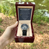 Para Mi Querido Nieto – Reloj de Graduación con Mensaje de Abuela | Un Regalo para Recordarte lo Orgullosa que Estoy de Ti Jewelry/Watch 