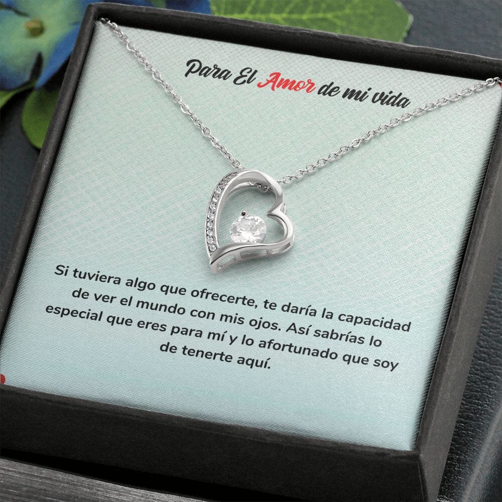 Para Siempre Amor - Regalo de Amor con Collar Jewelry 