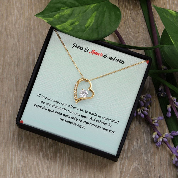 Para Siempre Amor - Regalo de Amor con Collar Jewelry 